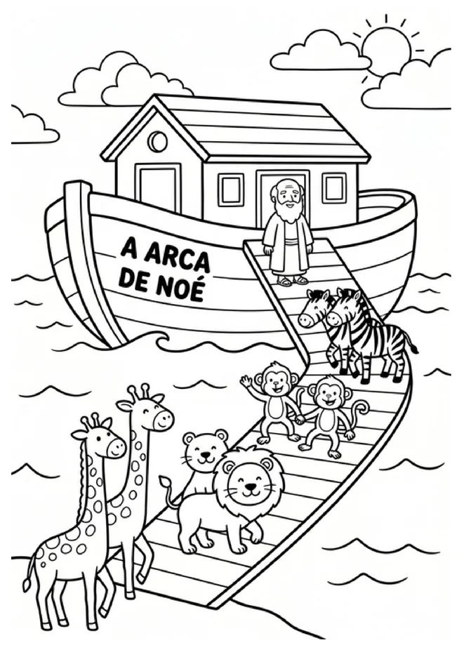 Desenhos biblicos para colorir para imprimir e colorir - imagem 2